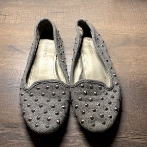 Bakers Women’s Studded Gray Flats